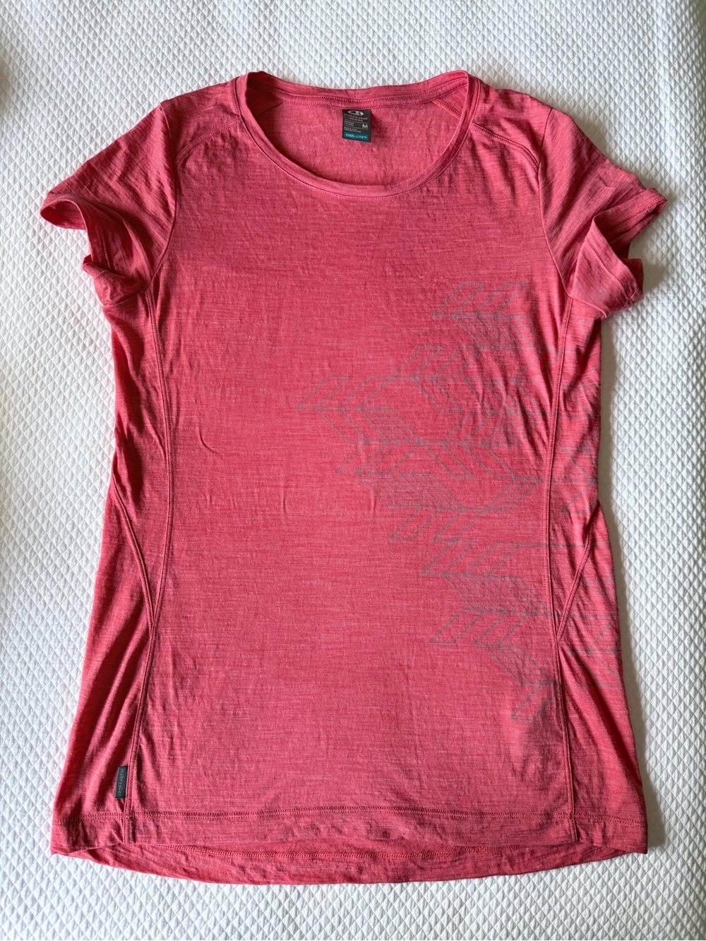 Icebreaker Merino Cool-Lite Coral Pink Size M